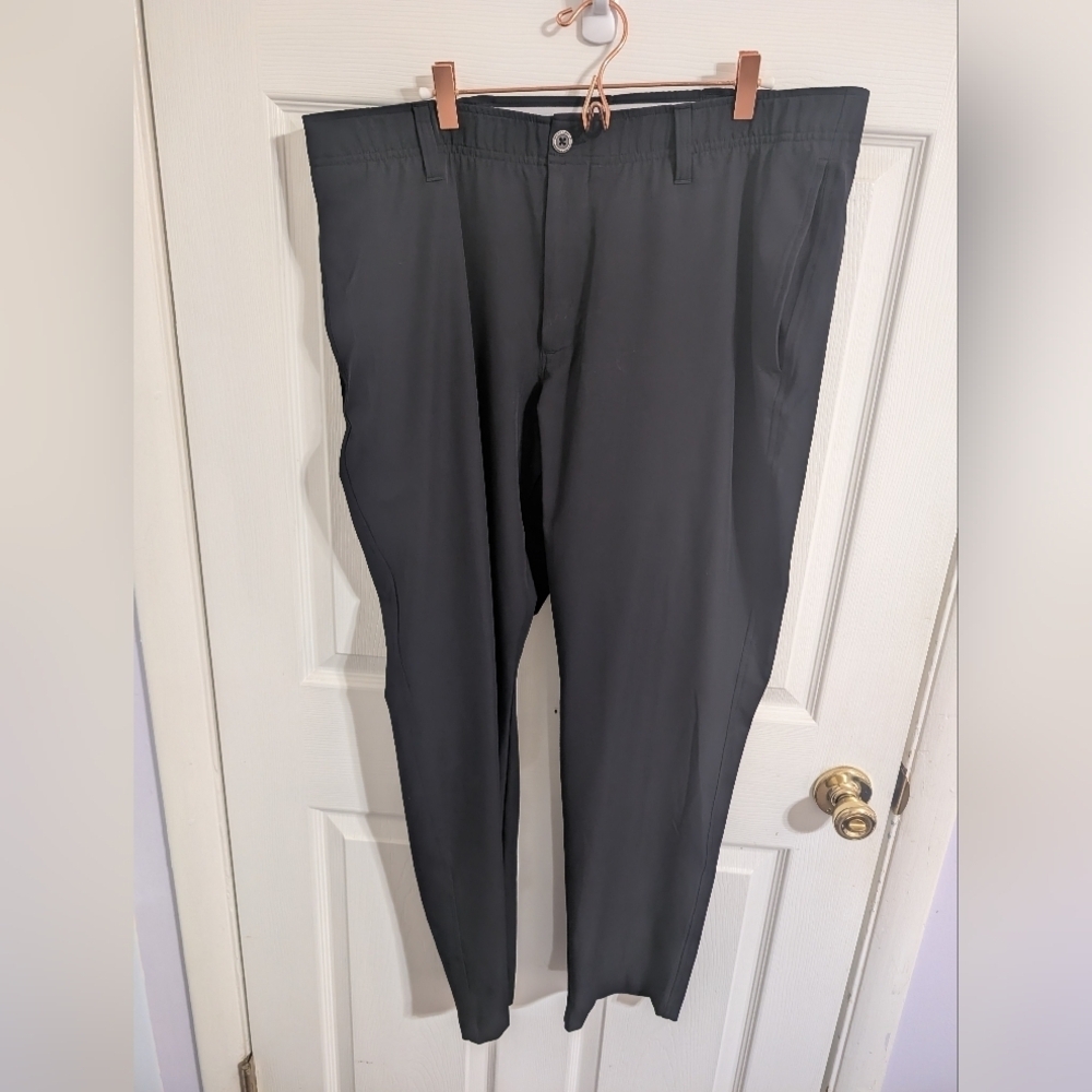 Under Armour Mens Golf Pants Black Size 40x30 1377301 Tapered